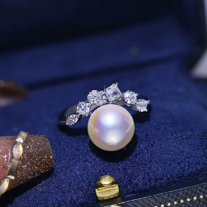 Регулируемое кольцо из стерлингового серебра S925, фурнитура, крепления, аксессуары, детали, фитинги для жемчуга 11-13 мм, 5 шт./лот
Регулируемое кольцо из стерлингового серебра S925, фурнитура, крепления, аксессуары, детали, фитинги для жемчуга 11-13 мм, 5 шт./лот