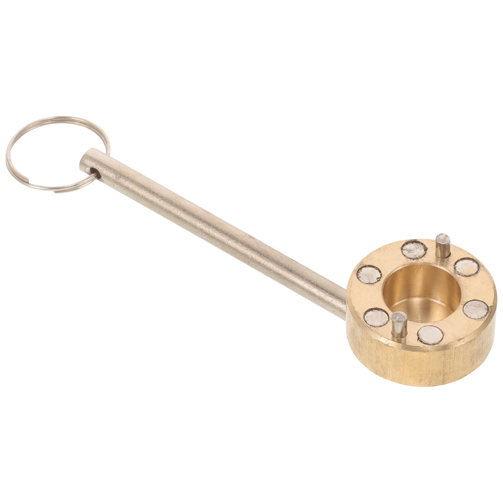 s Valve Lock Key 13 15mm Brass Magnetic Radiator Faucet Wrench Gas Water Heater Oxygen Tank Bleed Tool Universal
s Valve Lock Key 13 15mm Brass Magnetic Radiator Faucet Wrench Gas Water Heater Oxygen Tank Bleed Tool Universal