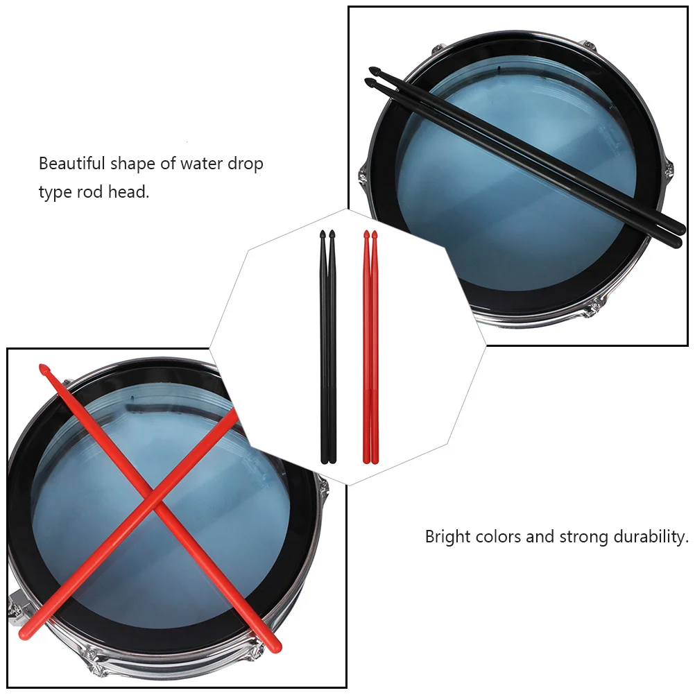 2Pairs Drum Hammers Nylon Drumsticks Durable Elastic Solid Weight Practical Drum Accessories for Beginners Water Drop Rod Head
2Pairs Drum Hammers Nylon Drumsticks Durable Elastic Solid Weight Practical Drum Accessories for Beginners Water Drop Rod Head