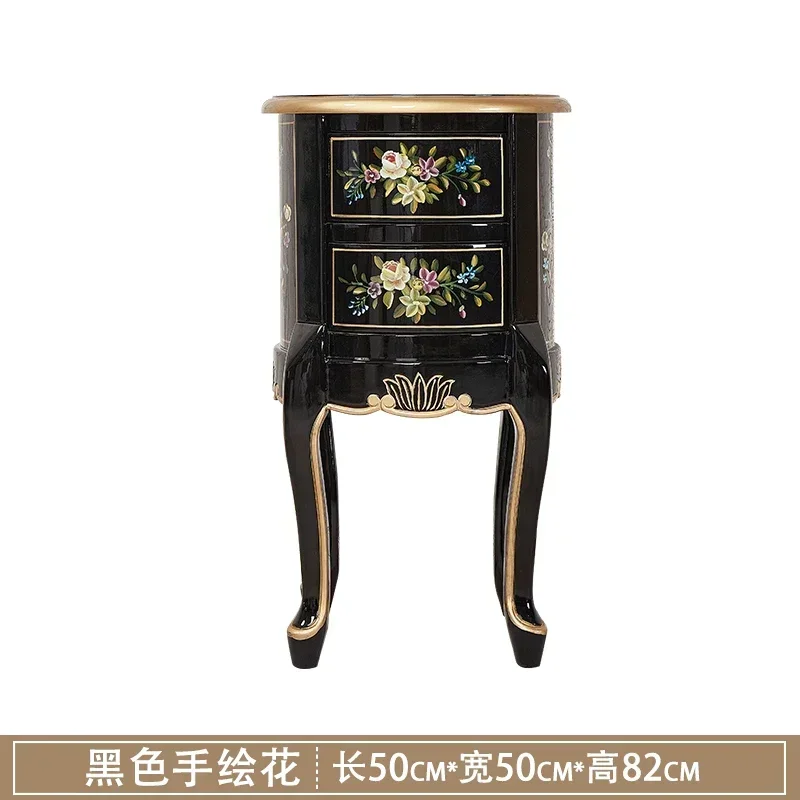 New Chinese light luxury corner table mobile solid wood drawer living room round edge table
New Chinese light luxury corner table mobile solid wood drawer living room round edge table