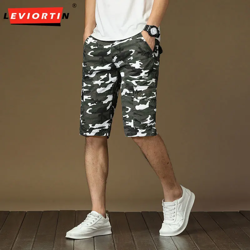 Men's 5-point casual summer new cotton camouflage straight tube multi pocket trendy loose and simple workwear thin shorts
Men's 5-point casual summer new cotton camouflage straight tube multi pocket trendy loose and simple workwear thin shorts