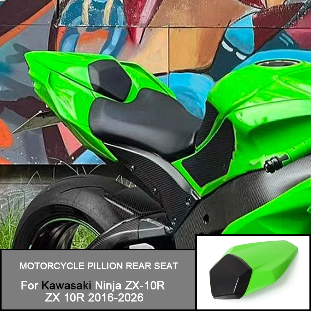 For Kawasaki Ninja ZX10R 2016-2026 2025 2024 2023 2021 2022 ZX-10R Green Pillion Rear Seat Cover Cowl Solo Passenger Fairing
For Kawasaki Ninja ZX10R 2016-2026 2025 2024 2023 2021 2022 ZX-10R Green Pillion Rear Seat Cover Cowl Solo Passenger Fairing