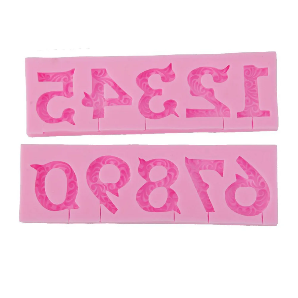 Silicone Fondant Decor Bake Mold Kitchen Tool Number 0-9 Reusable Easy Clean Number Cake Embossing Mould Cake Decor Bake Mold
Silicone Fondant Decor Bake Mold Kitchen Tool Number 0-9 Reusable Easy Clean Number Cake Embossing Mould Cake Decor Bake Mold