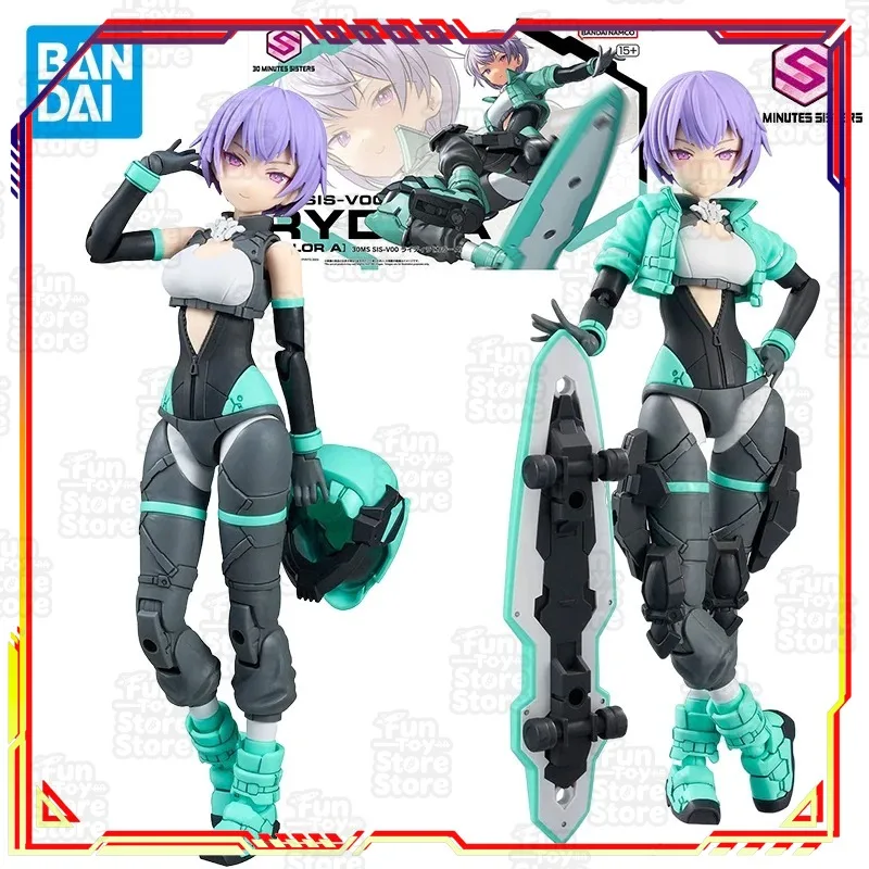 Bandai MINUTES SISTERS 30MS SIS-V00 RYDIRA Action Figure Mobile Suit Girl Plastic Model Kit Official Licensed Anime Figure
Bandai MINUTES SISTERS 30MS SIS-V00 RYDIRA Action Figure Mobile Suit Girl Plastic Model Kit Official Licensed Anime Figure