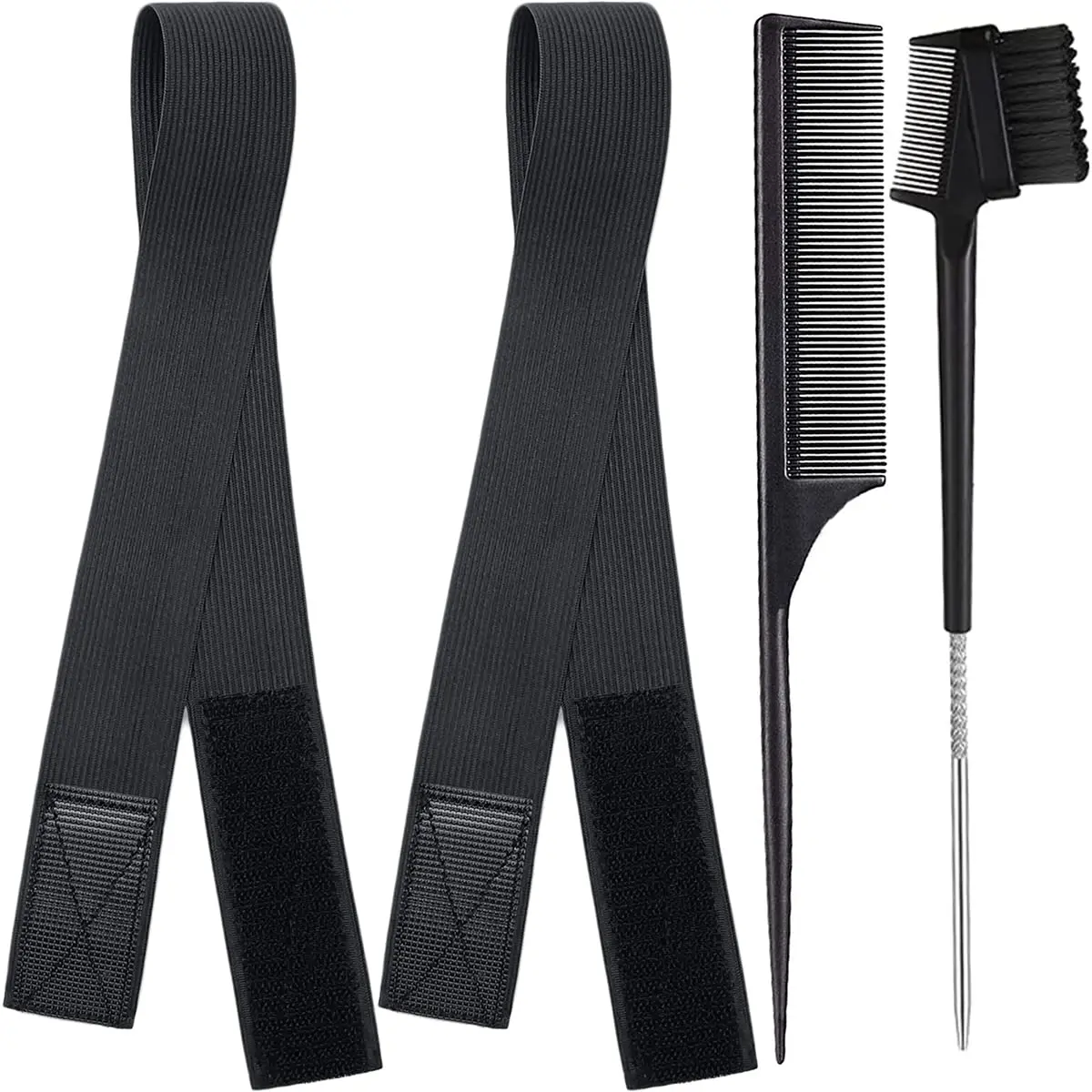 2 Pcs Adjustable Wig Band for Lace Melt, Edge Laying, No Slip Elastic Wrap with Velcro Strap
2 Pcs Adjustable Wig Band for Lace Melt, Edge Laying, No Slip Elastic Wrap with Velcro Strap