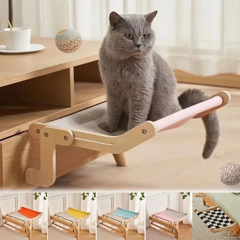 1 PC Wooden Cat Hammock Can Be Hung on Balconies, Windows, Hanging Beds, Hanging Cat Beds,Solid Wood/ Large Cat Hammock/고양이 해먹
1 PC Wooden Cat Hammock Can Be Hung on Balconies, Windows, Hanging Beds, Hanging Cat Beds,Solid Wood/ Large Cat Hammock/고양이 해먹