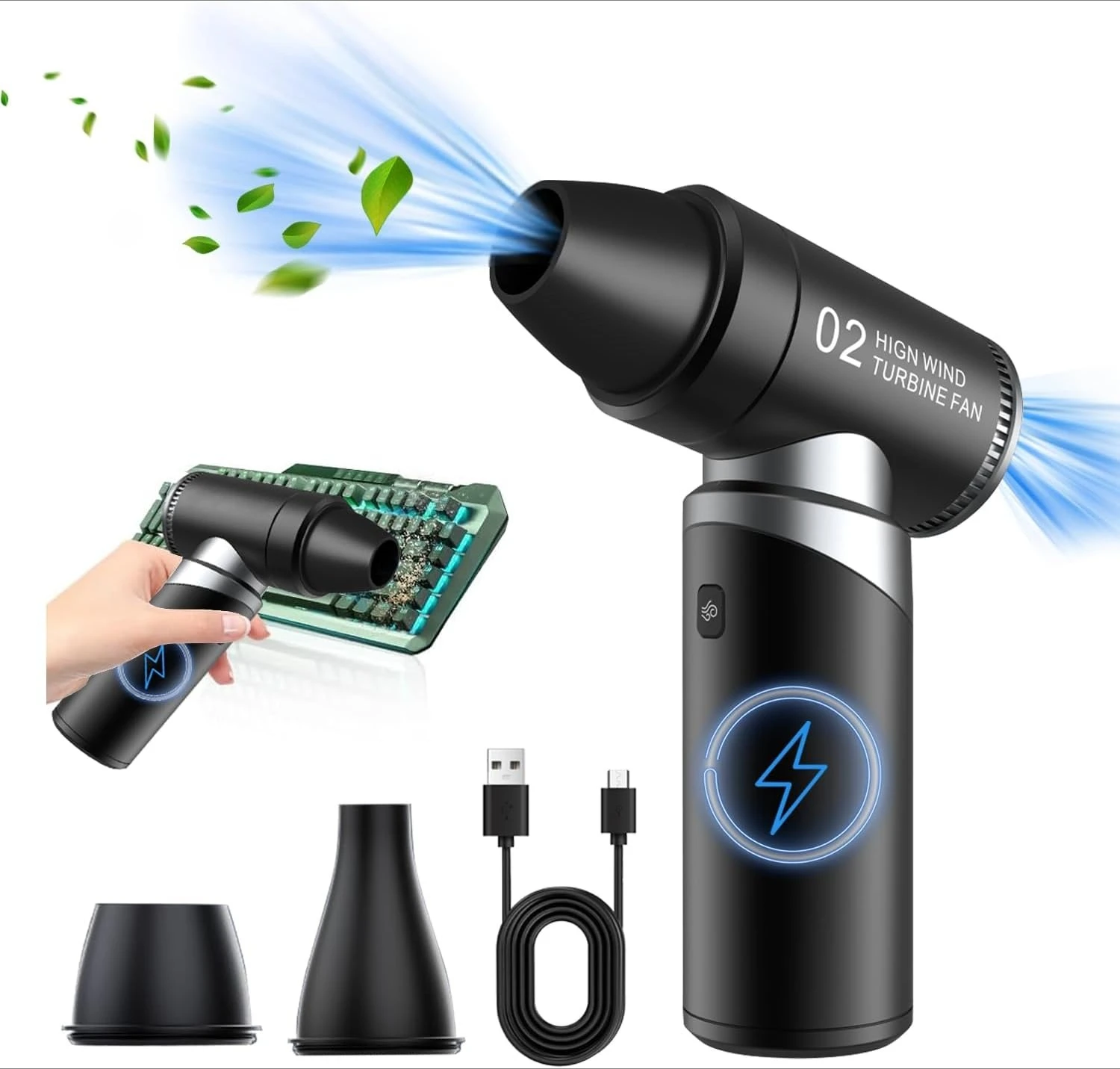 Air Duster Turbo Jet Fan Electric Jet Dryer Blower for Car Dry Keyboard Cleaning Air Conditioning Cleaning Camping Air Bed BBQ
Air Duster Turbo Jet Fan Electric Jet Dryer Blower for Car Dry Keyboard Cleaning Air Conditioning Cleaning Camping Air Bed BBQ