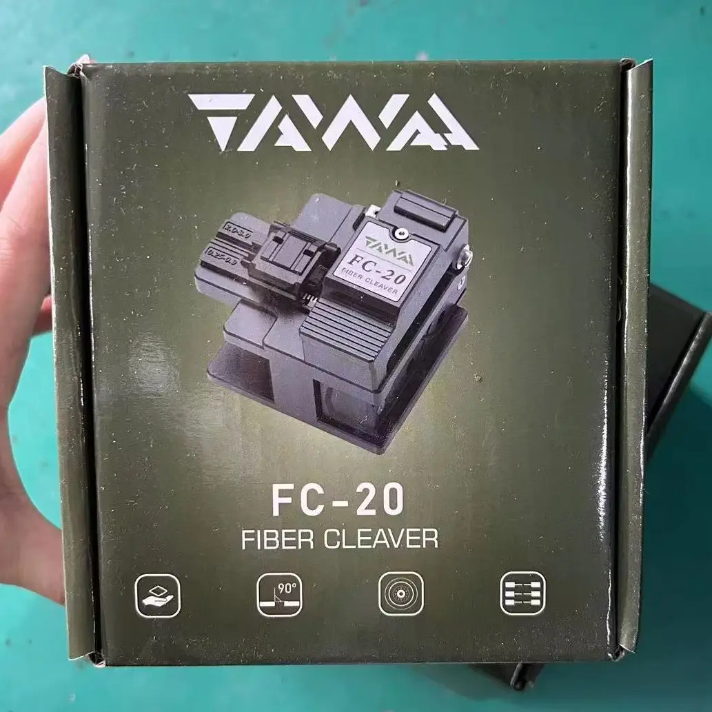 TAWAA FC-20 Handheld Fiber Optic Cleaver Precision Cutting Tool FTTH Cold Connector Termination Supplies
TAWAA FC-20 Handheld Fiber Optic Cleaver Precision Cutting Tool FTTH Cold Connector Termination Supplies
