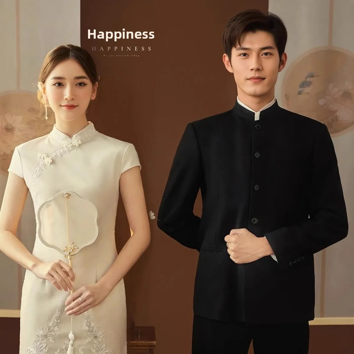 New Chinese Sle Men's Suit Stand Collar Wedding Ceremony Spring Autumn Casual Western Clothes Outerwear Polyester Fiber
New Chinese Sle Men's Suit Stand Collar Wedding Ceremony Spring Autumn Casual Western Clothes Outerwear Polyester Fiber