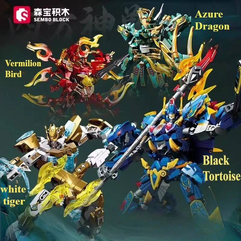 SEMBO Four Eat Divine Beasts Building Block Assembly Model Desktop Decoration Puzzle Piece Assembly DIY Puzzle Toys for Boys
SEMBO Four Eat Divine Beasts Building Block Assembly Model Desktop Decoration Puzzle Piece Assembly DIY Puzzle Toys for Boys