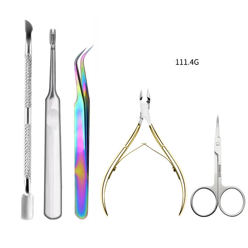 Nail Acrylic Gel Polish Cuticle Nipper Pusher Dead Skin Removal Stainless Steel Tweezer Clipper Professional Manicure Tool Kit
Nail Acrylic Gel Polish Cuticle Nipper Pusher Dead Skin Removal Stainless Steel Tweezer Clipper Professional Manicure Tool Kit