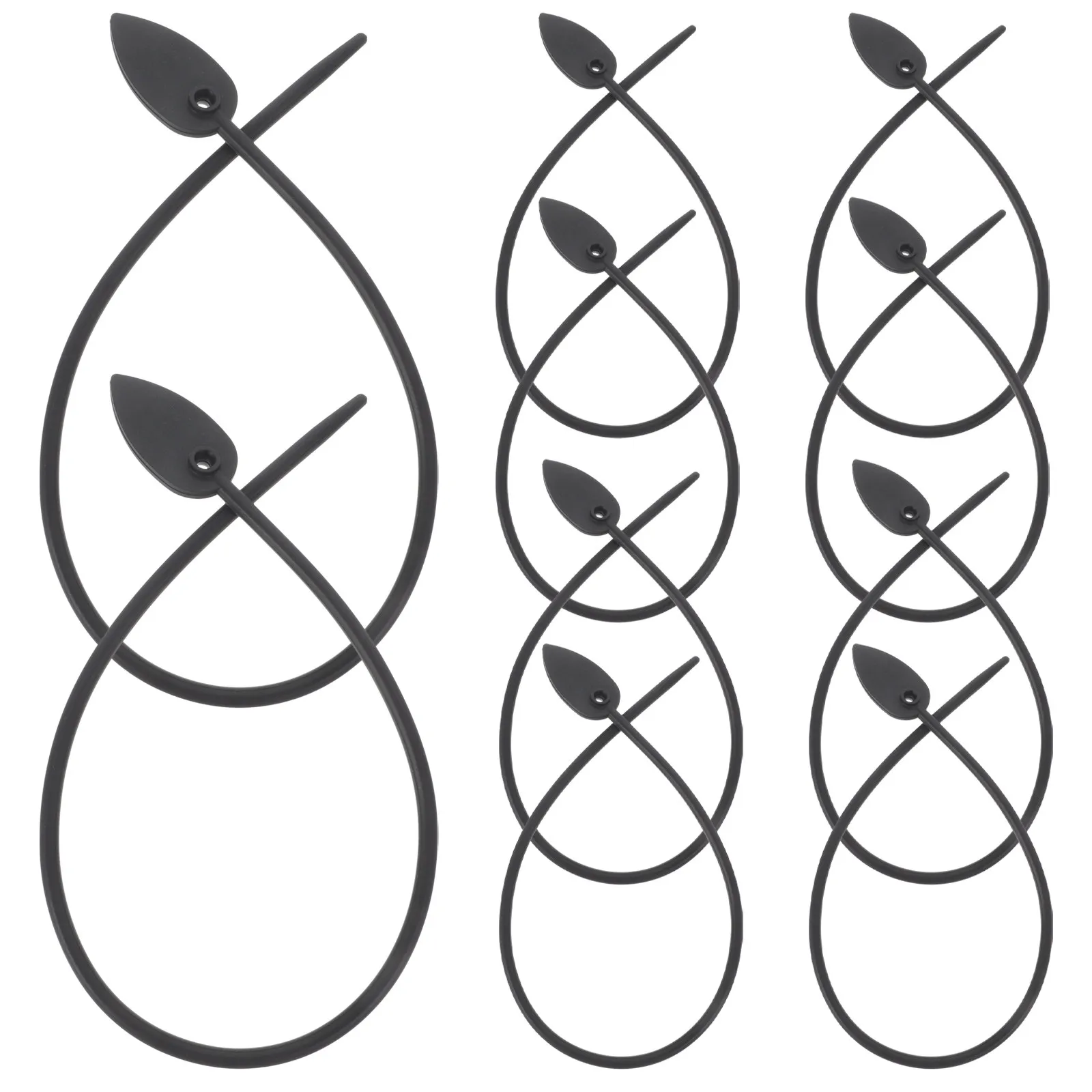 10pcs Silicone Garden Ties Flexible Plant Fixing Strap For Branches Vine Support Reusable Durable Diy Gardening Tool Household
10pcs Silicone Garden Ties Flexible Plant Fixing Strap For Branches Vine Support Reusable Durable Diy Gardening Tool Household