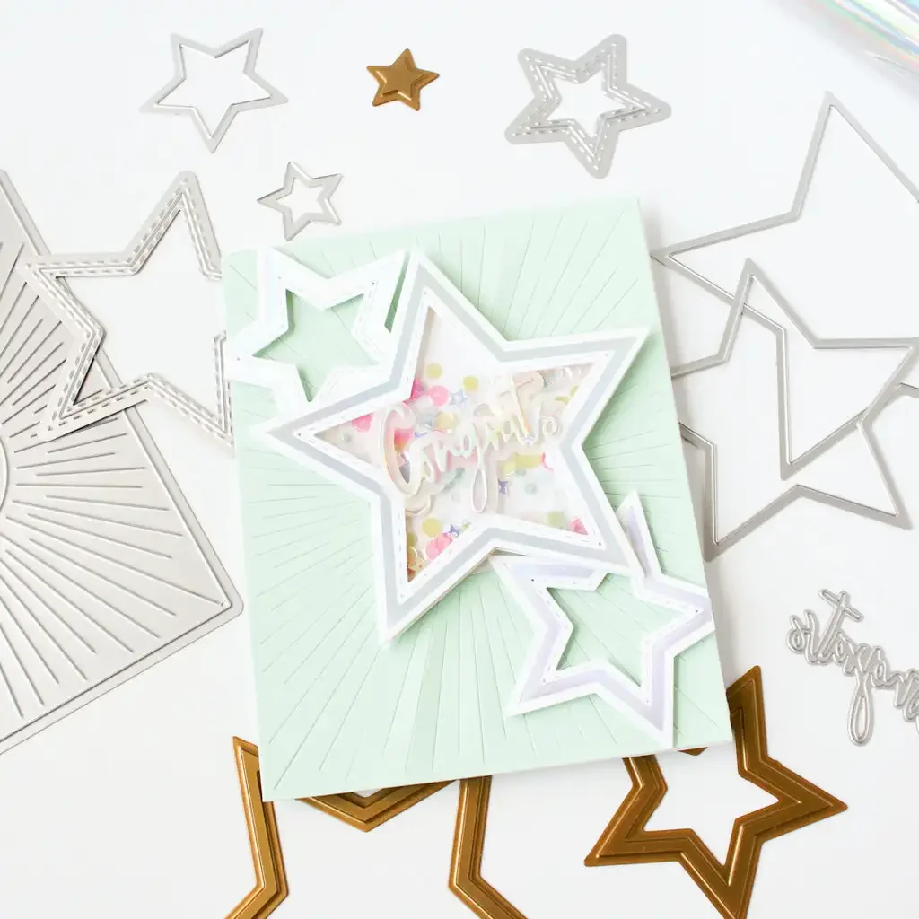 Nested Stars Metal Cutting Dies Hot Foil for Scrapbooking Album Decoration Template Craft for DIY Making Cut Die New
Nested Stars Metal Cutting Dies Hot Foil for Scrapbooking Album Decoration Template Craft for DIY Making Cut Die New