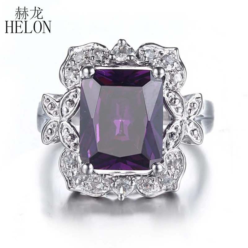 HELON однотонное 18K 14K 10K белое золото безупречный 12x9 мм Подушка Аметист Муассанит бриллиант ювелирные изделия роскошное обручальное кольцо
HELON однотонное 18K 14K 10K белое золото безупречный 12x9 мм Подушка Аметист Муассанит бриллиант ювелирные изделия роскошное обручальное кольцо