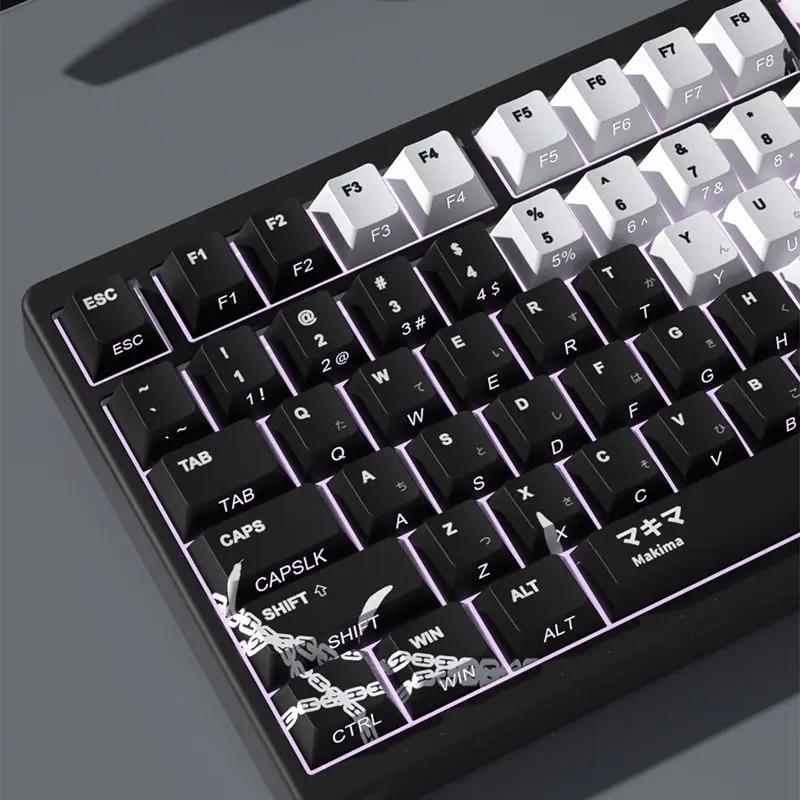 Side engraved original light transmission full five-sided heat sublimation PBT small set of keycap keyboard 84/98/100
Side engraved original light transmission full five-sided heat sublimation PBT small set of keycap keyboard 84/98/100