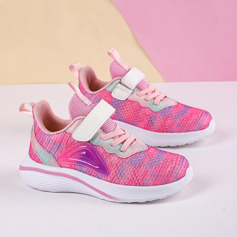 Children's Sports Shoes Girl Breathable Fashionable Soft Soled Running Shoes Mesh Rebounding Casual New Walking Shoes
Children's Sports Shoes Girl Breathable Fashionable Soft Soled Running Shoes Mesh Rebounding Casual New Walking Shoes