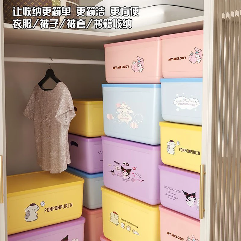 Sanrio Kawaii My Melody Desktop Storage Box Kuromi Cinnamoroll Anime Cartoon Exquisite Household Snack Finishing Basket with Lid
Sanrio Kawaii My Melody Desktop Storage Box Kuromi Cinnamoroll Anime Cartoon Exquisite Household Snack Finishing Basket with Lid