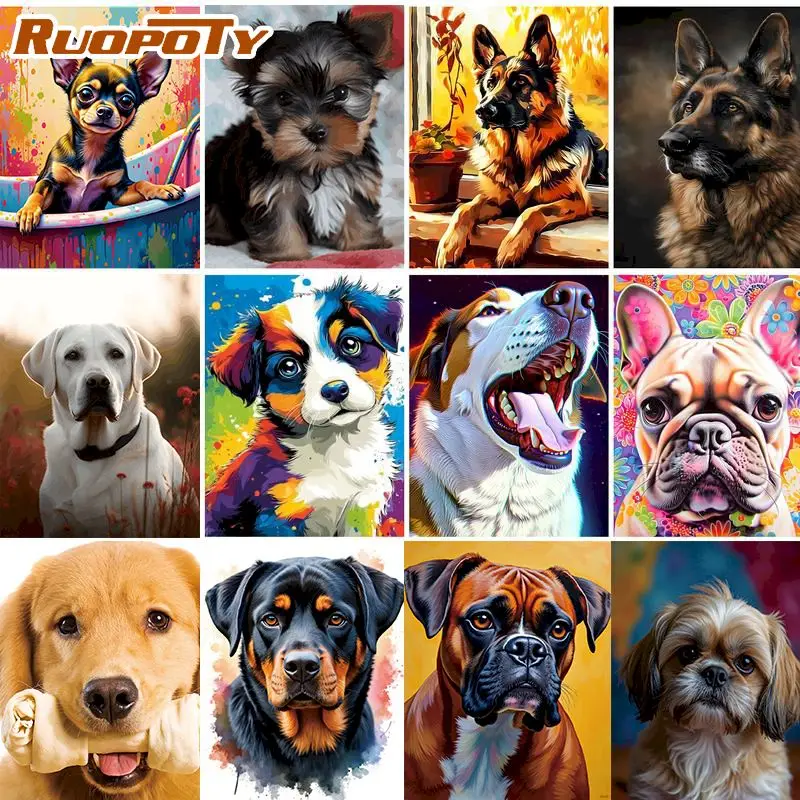 RUOPOTY Dog Diamond Painting Home Decor Gift Diy Idea Animal Full Round/Square Interior Home Decor Diy Gift
RUOPOTY Dog Diamond Painting Home Decor Gift Diy Idea Animal Full Round/Square Interior Home Decor Diy Gift