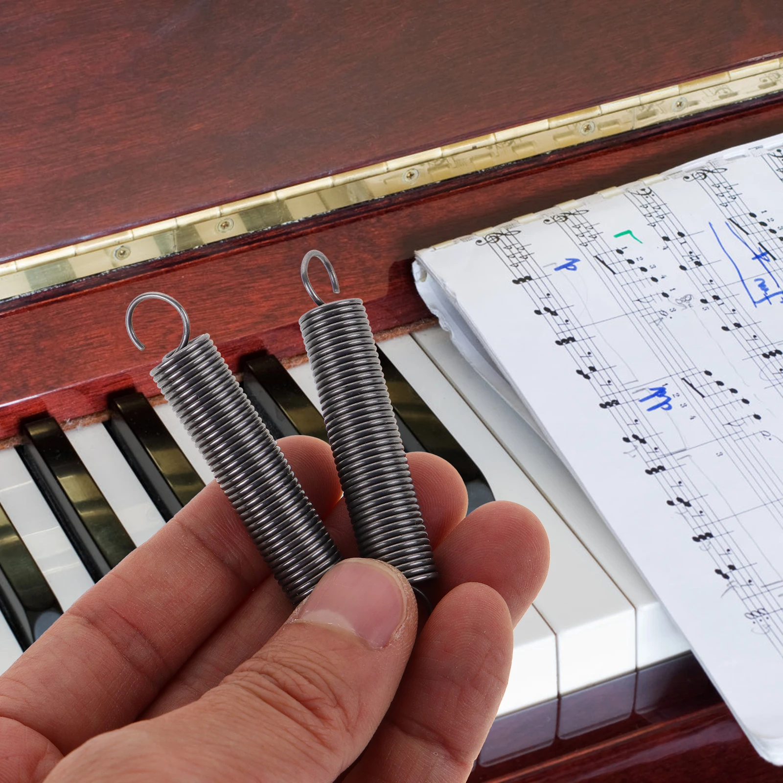 2 Pcs Wormful Sound Spring Piano Tuning Aldult Tuner Tool Steel Musical Instrument Parts Coil Tools Repair
2 Pcs Wormful Sound Spring Piano Tuning Aldult Tuner Tool Steel Musical Instrument Parts Coil Tools Repair