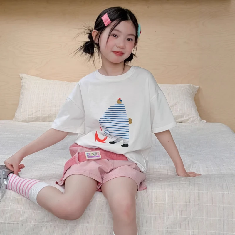 2026 Summer New Round Neck Cotton Cartoon Pattern Printed Breathable Short Sleeve T-shirt for Children
2026 Summer New Round Neck Cotton Cartoon Pattern Printed Breathable Short Sleeve T-shirt for Children