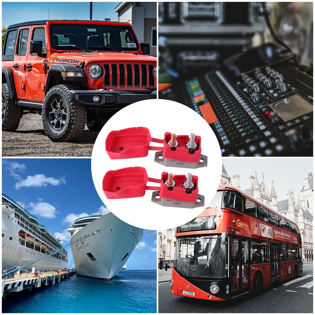 2pcs 40A 12V/24V Automatic Reset Circuit Breaker Stud Mount For Vehicle Boat Trailer Bus Truck Dc 6-28V Overcurrent
2pcs 40A 12V/24V Automatic Reset Circuit Breaker Stud Mount For Vehicle Boat Trailer Bus Truck Dc 6-28V Overcurrent