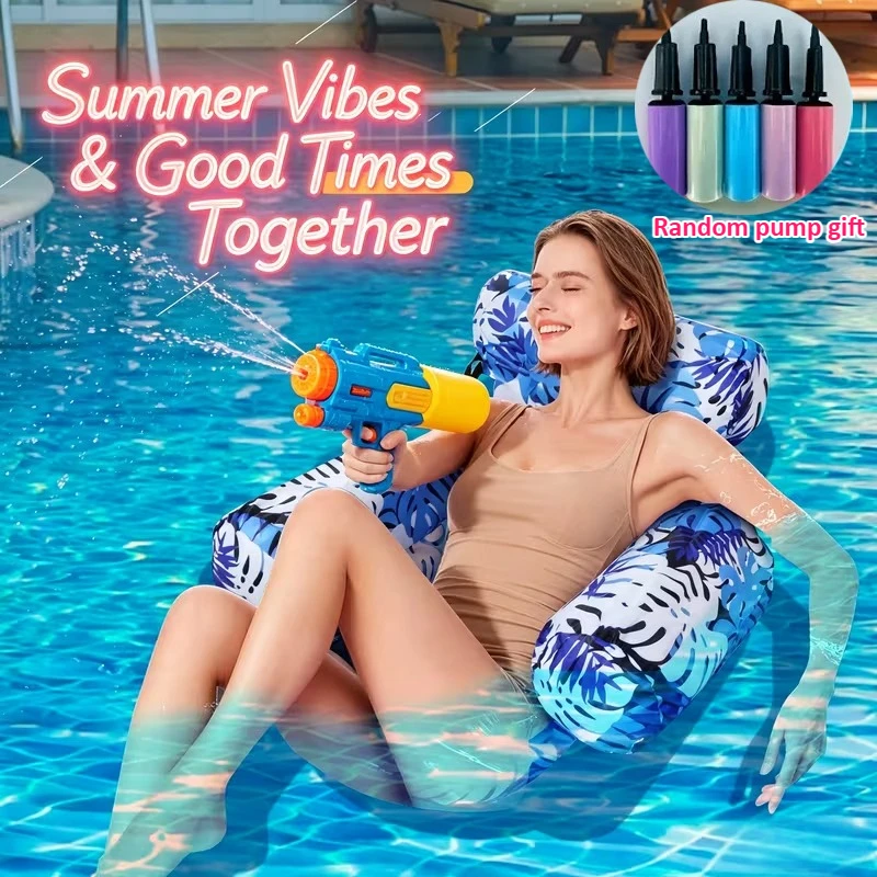 1/2pcs Inflatable Pool Lounge Chair for Adults, Durable PVC Floating Bed for Beach & Swimming Pool, Water Lounger Summer Float
1/2pcs Inflatable Pool Lounge Chair for Adults, Durable PVC Floating Bed for Beach & Swimming Pool, Water Lounger Summer Float