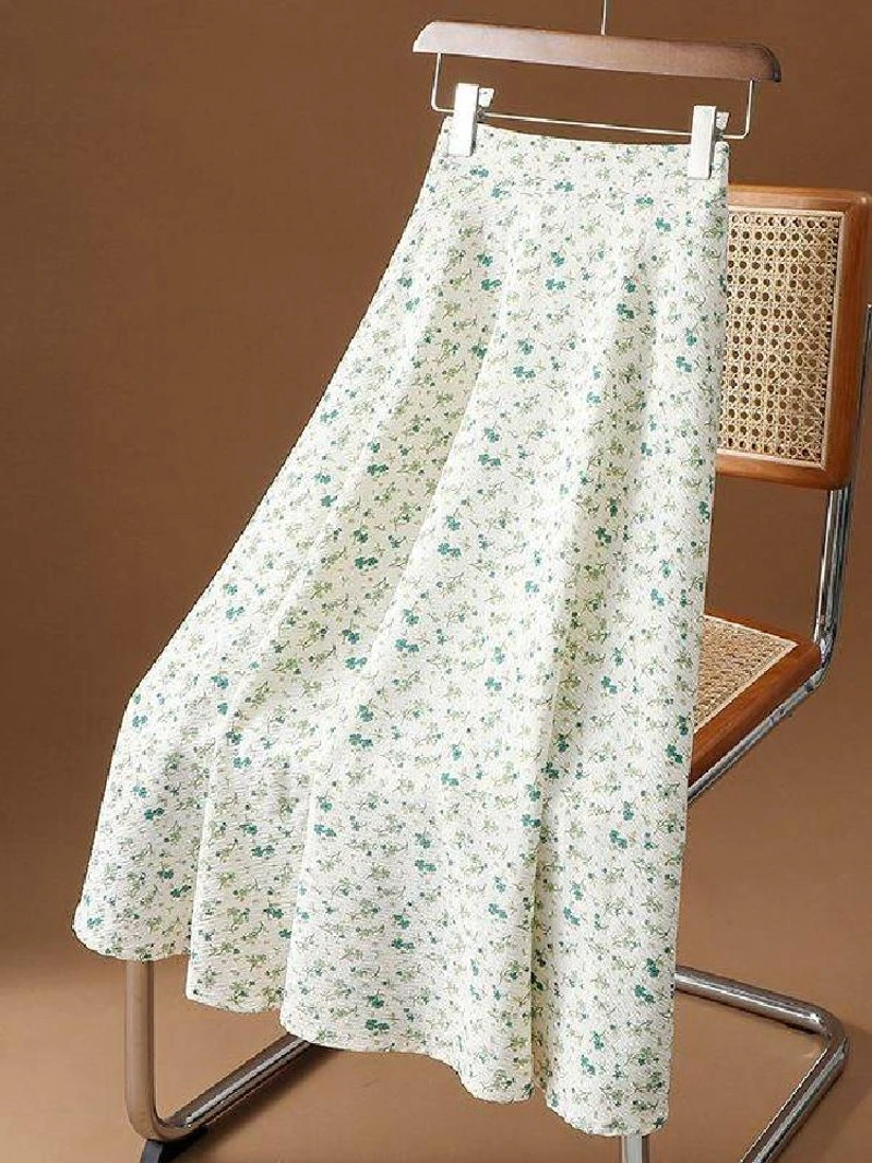 Ele Цветочная эластичная талия Юбка-миди трапециевидной формы Женское летнее новое пальто средней длины с высокой талией и скрытой талией
Ele Цветочная эластичная талия Юбка-миди трапециевидной формы Женское летнее новое пальто средней длины с высокой талией и скрытой талией