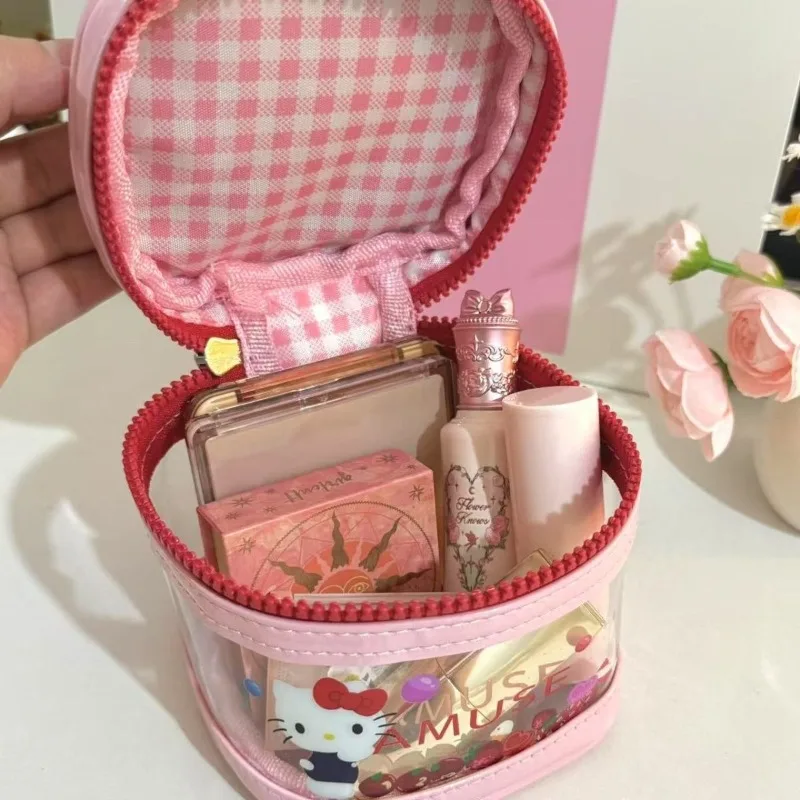 Anime Hello Kitty Outdoor Lipstick Makeup Bag Kawaii Sanrio Travel Portable Mini Transparent Storage Bag Waterproof Woman Gift
Anime Hello Kitty Outdoor Lipstick Makeup Bag Kawaii Sanrio Travel Portable Mini Transparent Storage Bag Waterproof Woman Gift