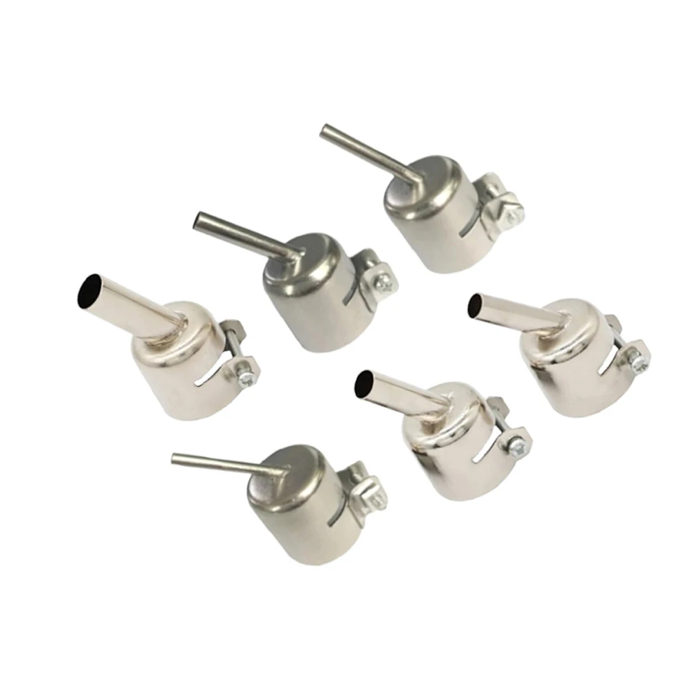 5pcs 45Degree Curved Angle Welding Nozzle 850 Series Hot Air Soldering Rework Station Welding Nozzles Stainless Steel
5pcs 45Degree Curved Angle Welding Nozzle 850 Series Hot Air Soldering Rework Station Welding Nozzles Stainless Steel