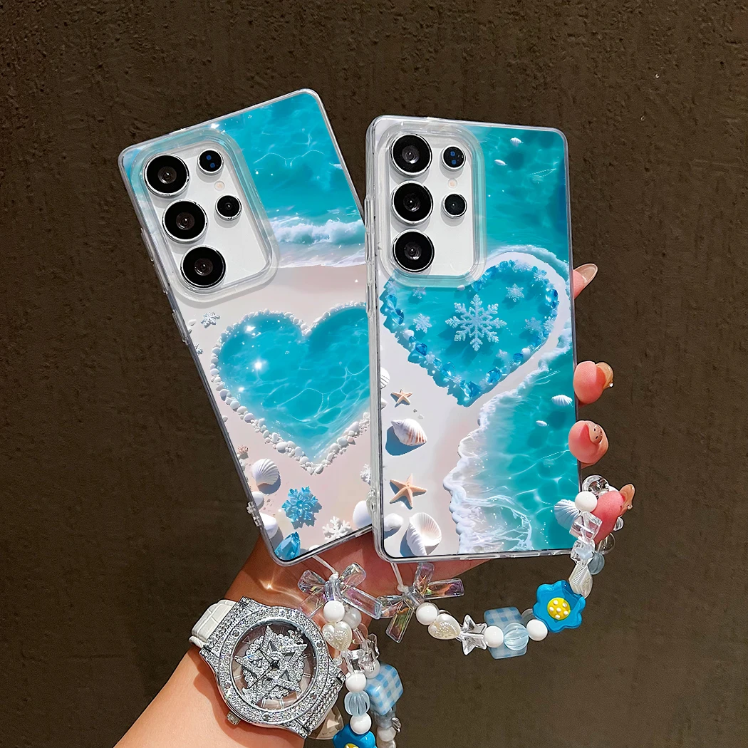 Back Cover For Samsung Galaxy S22 S23 S24 Plus S25 Ultra Case Seaside Love Shell Snowflake Bracelet Wristband Chain Phone Case
Back Cover For Samsung Galaxy S22 S23 S24 Plus S25 Ultra Case Seaside Love Shell Snowflake Bracelet Wristband Chain Phone Case