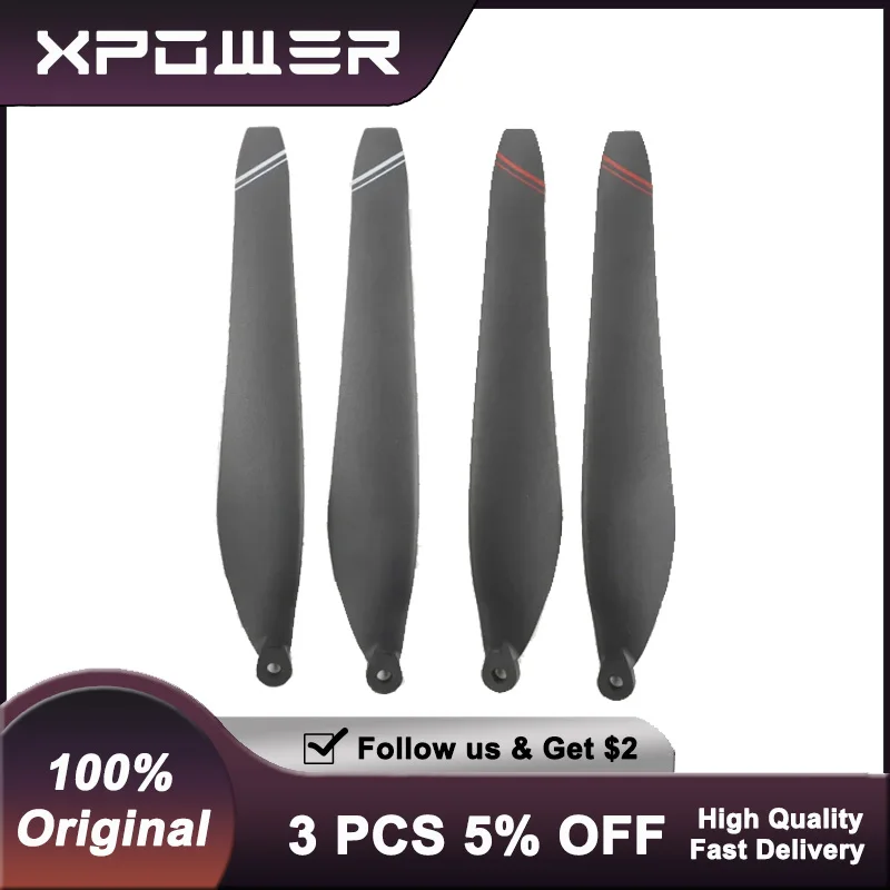 Hobbywing X8Plus 32120 Carbon-Fiber Folding Propellers Agricultural Drone Blades
Hobbywing X8Plus 32120 Carbon-Fiber Folding Propellers Agricultural Drone Blades