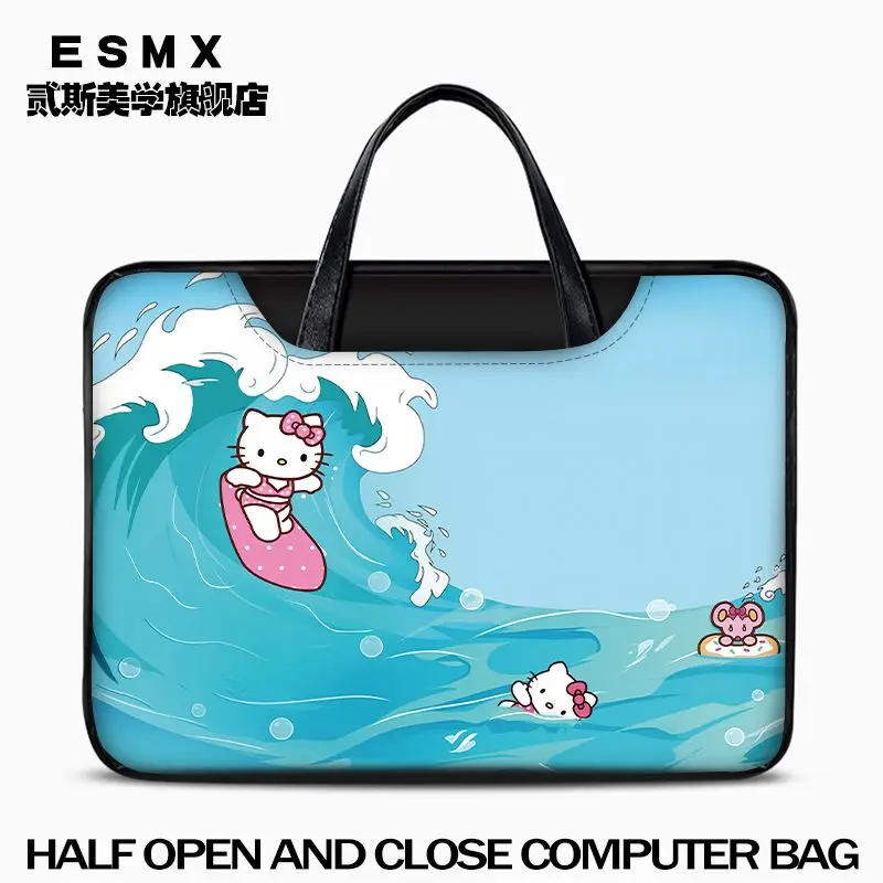 NEW Sanrio Hello Kitty Surf Laptop Bag Cute Large Capacity Tablet Organizer Cartoon Handbag Laptop Case 15in 13in 14in 16in gift
NEW Sanrio Hello Kitty Surf Laptop Bag Cute Large Capacity Tablet Organizer Cartoon Handbag Laptop Case 15in 13in 14in 16in gift
