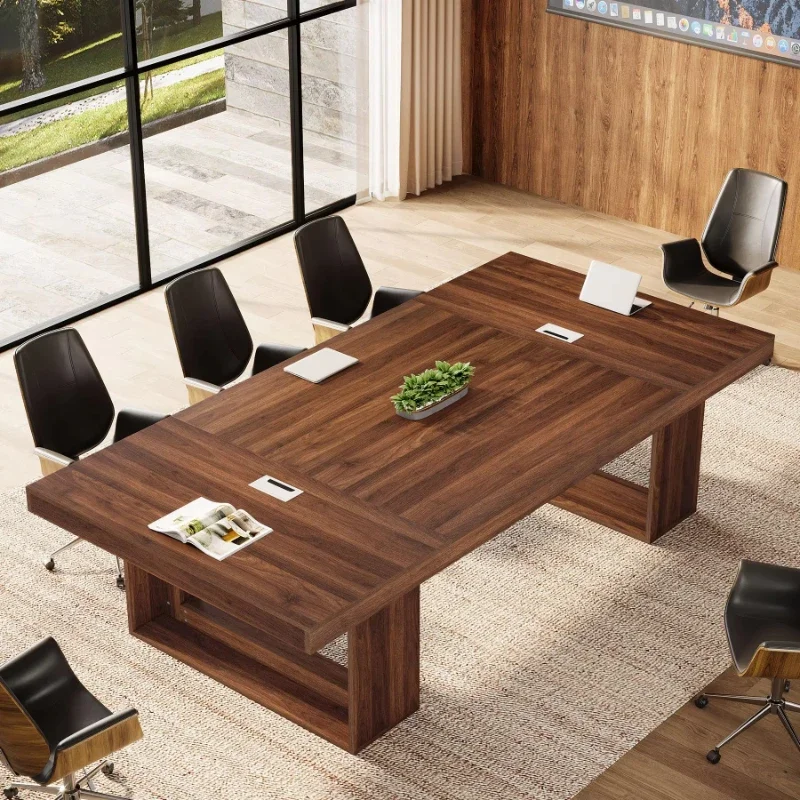 94.5 Inch Wide Large Conference Table with 2 Cable Threading Holes,Conference Room Podcast Table for Office Meeting Room
94.5 Inch Wide Large Conference Table with 2 Cable Threading Holes,Conference Room Podcast Table for Office Meeting Room