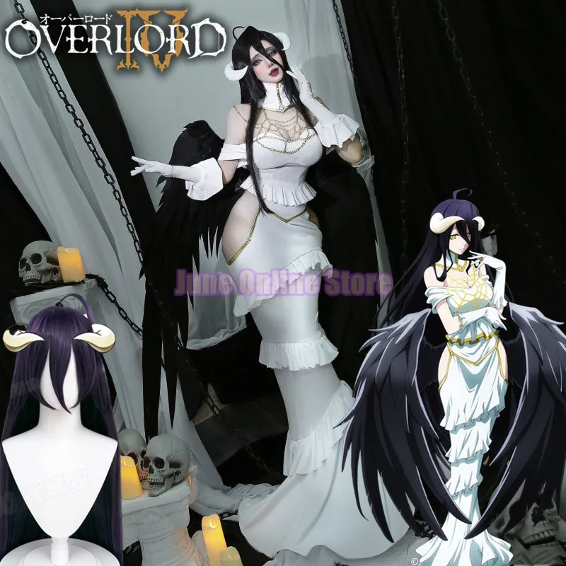 Аниме Overlord Albedo Косплей Костюм Хэллоуин Рождественский Костюм Cos Женское Белое Платье Overlord Albedo Косплей
Аниме Overlord Albedo Косплей Костюм Хэллоуин Рождественский Костюм Cos Женское Белое Платье Overlord Albedo Косплей