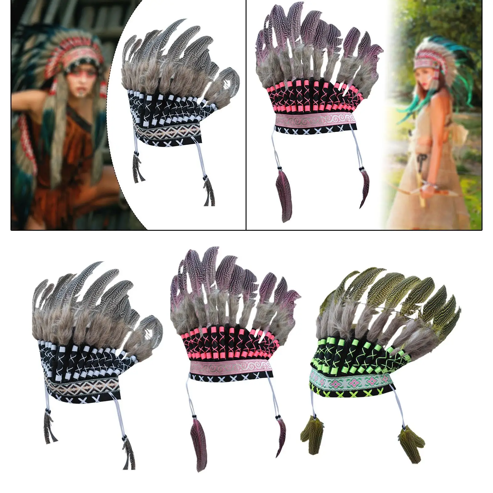 Feather Headband Unique Costume Crafts Prop Themes Parties Headpiece for Performance Role Play Masquerade Carnival Friend
Feather Headband Unique Costume Crafts Prop Themes Parties Headpiece for Performance Role Play Masquerade Carnival Friend