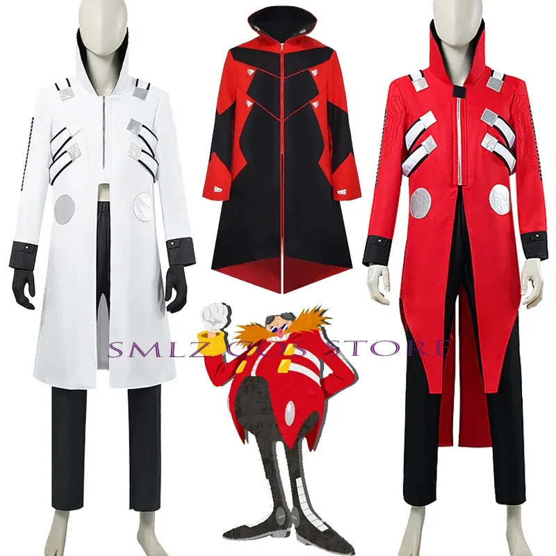 Season 2 Dr Eggman Cosplay Anime Hedgehog Costume Men 2 Colors Trench Coat Uniform Suit Party Role Play Clothes for Man Woman
Season 2 Dr Eggman Cosplay Anime Hedgehog Costume Men 2 Colors Trench Coat Uniform Suit Party Role Play Clothes for Man Woman