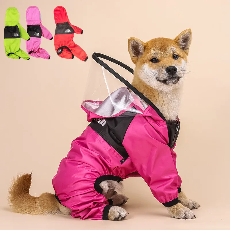 Dog Light Waterproof Raincoat All Season All-inclusive Hooded Water Resistant Transparent Poncho Pet Clothes Dog Costume
Dog Light Waterproof Raincoat All Season All-inclusive Hooded Water Resistant Transparent Poncho Pet Clothes Dog Costume