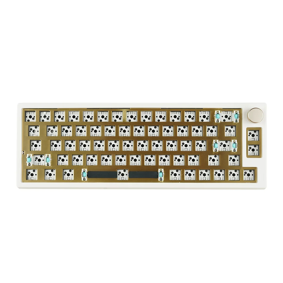 MATHEW MK66 Pro Gasket Mechanical Keyboard Gaming Kit 65 Percent Hot-swappable 3-mode Lubed Stab,RGB Light,South Facing LED
MATHEW MK66 Pro Gasket Mechanical Keyboard Gaming Kit 65 Percent Hot-swappable 3-mode Lubed Stab,RGB Light,South Facing LED