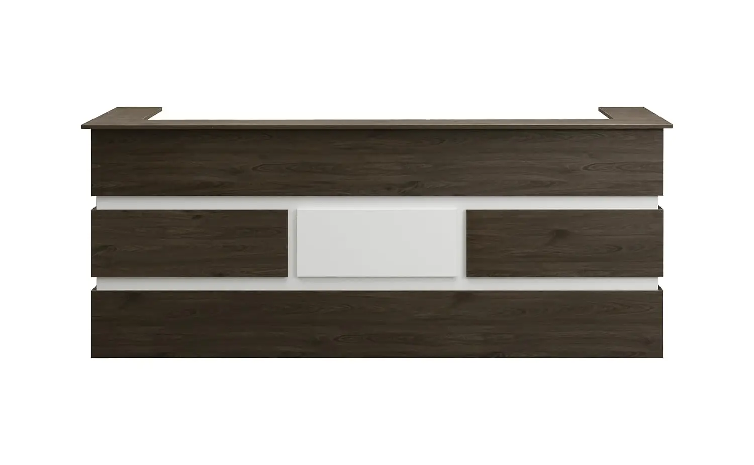 87" Wood Reception Desk Counter w/Drawers Telescopic Rails Handles Cable Grommets Office Salon Spa Restaurant Custom
87" Wood Reception Desk Counter w/Drawers Telescopic Rails Handles Cable Grommets Office Salon Spa Restaurant Custom