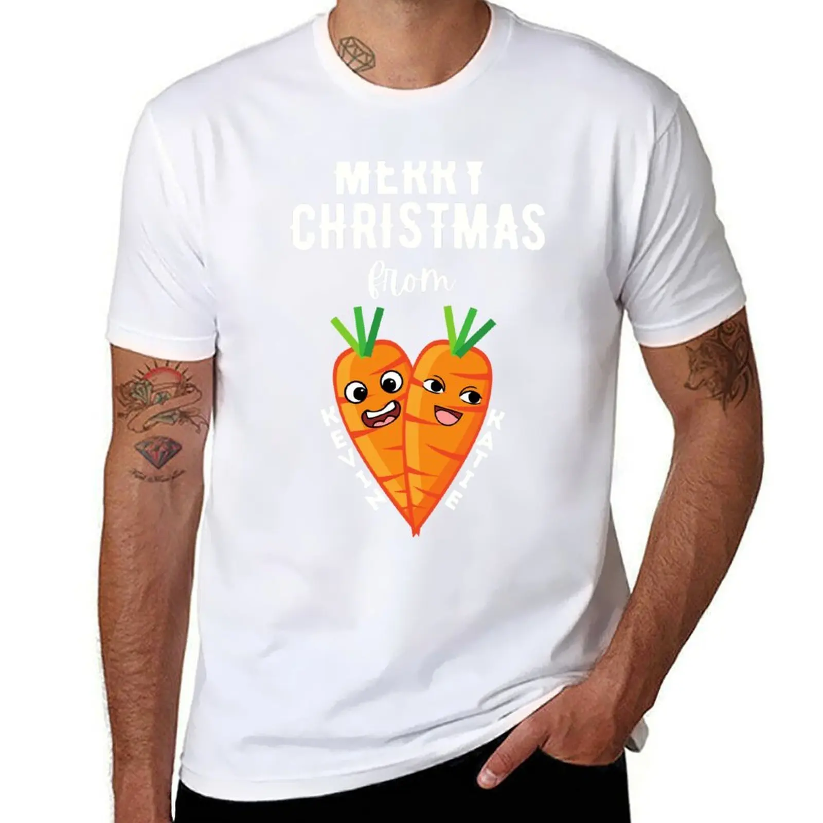 Kevin And Katie The Carrot Christmas T-Shirt Basic Casual Short Sleeve Cotton Shirt
Kevin And Katie The Carrot Christmas T-Shirt Basic Casual Short Sleeve Cotton Shirt