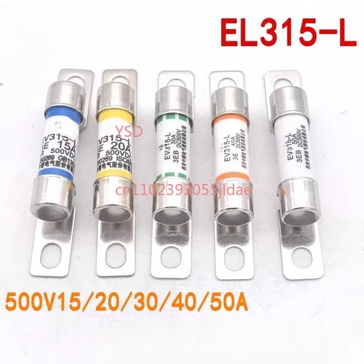 10PCS New EV315-L High-Voltage Fuse for EV Compressors - 500V, 15A/20A/30A/40A/50A/60A
10PCS New EV315-L High-Voltage Fuse for EV Compressors - 500V, 15A/20A/30A/40A/50A/60A