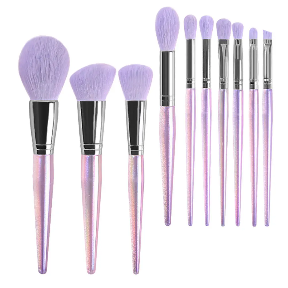 10Pcs Purple Crystal Makeup Brush Collection Long Handle Professional Portable Cosmetics Tools for Women Face Beauty Powder
10Pcs Purple Crystal Makeup Brush Collection Long Handle Professional Portable Cosmetics Tools for Women Face Beauty Powder