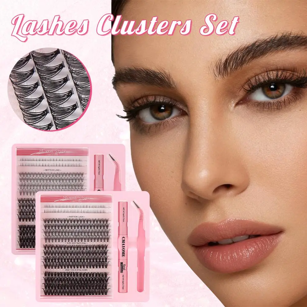320 Clusters D-curved False Eyelashes DIY Mix Segmented 5-16mm Lashes Natural Makeup Lashes Tools Eyes Extension Q8Y6
320 Clusters D-curved False Eyelashes DIY Mix Segmented 5-16mm Lashes Natural Makeup Lashes Tools Eyes Extension Q8Y6