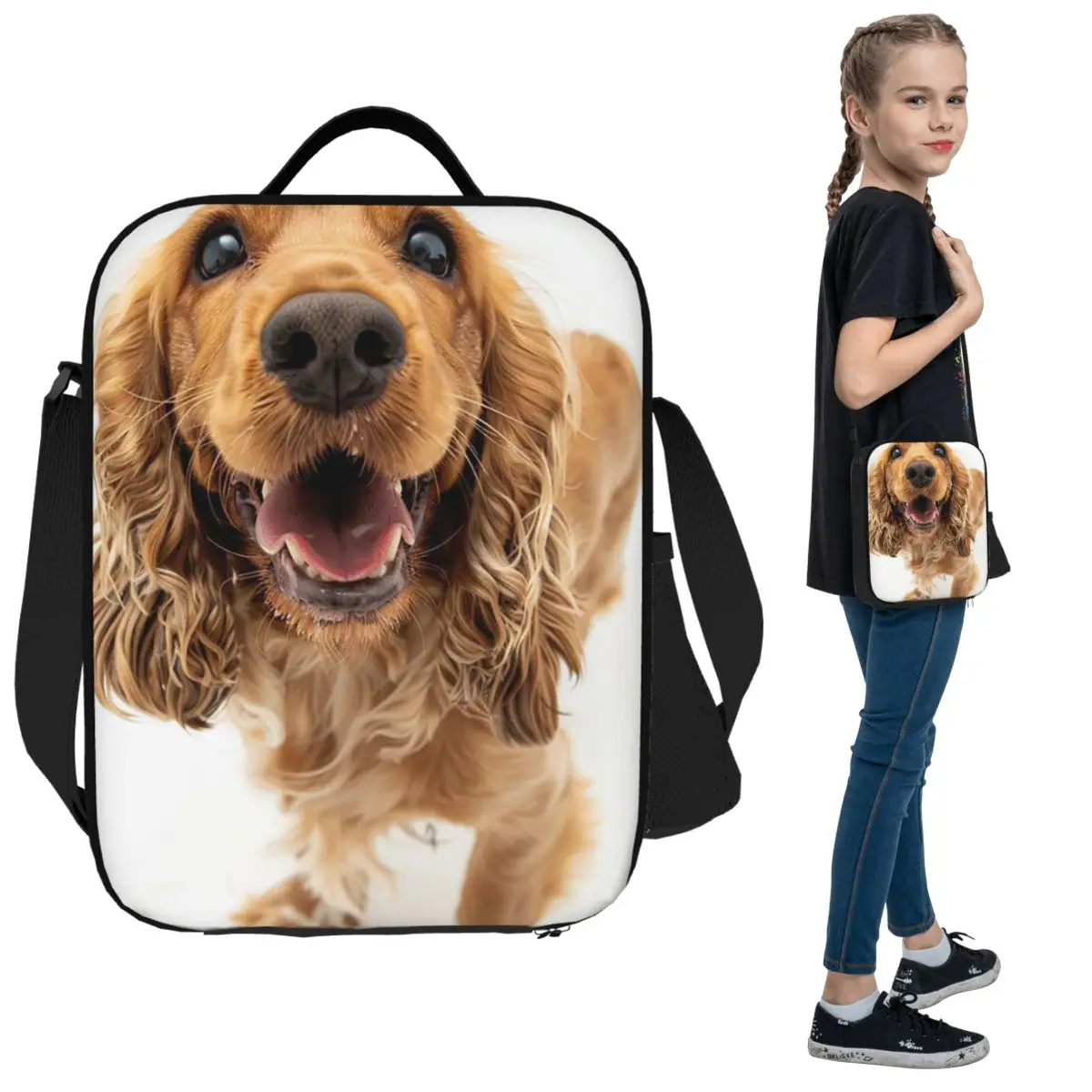 Tail Wagging Wisdom_ Nurturing Your Cocker Spaniel Spirit Изолированная сумка для обеда Школьная коробка-тоут Портативные ланч-боксы Контейнер
Tail Wagging Wisdom_ Nurturing Your Cocker Spaniel Spirit Изолированная сумка для обеда Школьная коробка-тоут Портативные ланч-боксы Контейнер