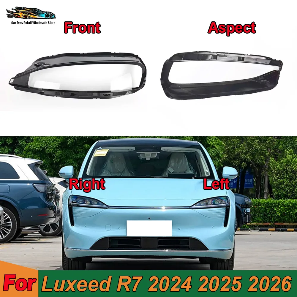 Car Accessories Front Headlamps For Luxeed R7 2024 2025 2026 Transparent Lampshades Lamp Shell Headlights Lens Cover Plexiglass
Car Accessories Front Headlamps For Luxeed R7 2024 2025 2026 Transparent Lampshades Lamp Shell Headlights Lens Cover Plexiglass