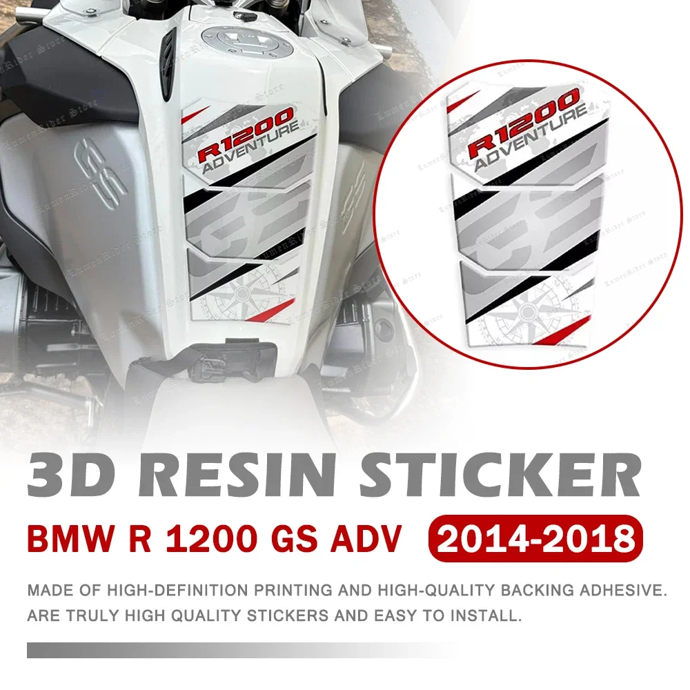 Motorcycle Accessories 3D Epoxy Resin Stickers Fuel Tank Pad Protective Decal Waterproof for BMW R 1200 GS r1200gs ADV 2014-2018
Motorcycle Accessories 3D Epoxy Resin Stickers Fuel Tank Pad Protective Decal Waterproof for BMW R 1200 GS r1200gs ADV 2014-2018