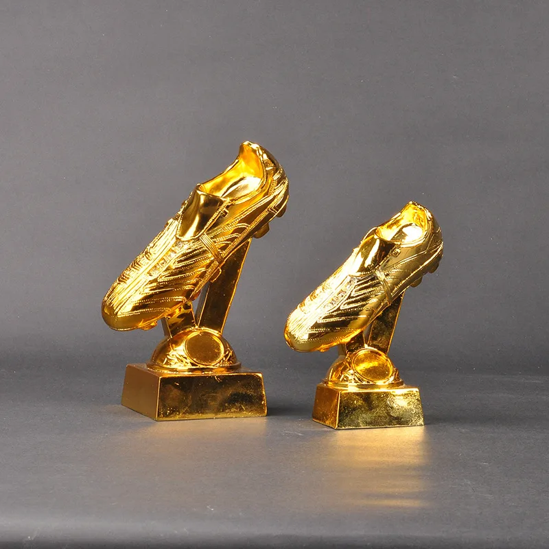 New Football Golden Boots Trophy European Gold Plated Football Trophy Gift Ornaments Resin Electroplated Mini Trophy
New Football Golden Boots Trophy European Gold Plated Football Trophy Gift Ornaments Resin Electroplated Mini Trophy
