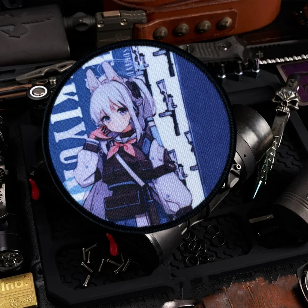 Anime Girl Tactical Patch on Clothes Girls' Frontline Printed Hook&Loop Emblem Military Morale Badge Armband Backpack Stickers
Anime Girl Tactical Patch on Clothes Girls' Frontline Printed Hook&Loop Emblem Military Morale Badge Armband Backpack Stickers