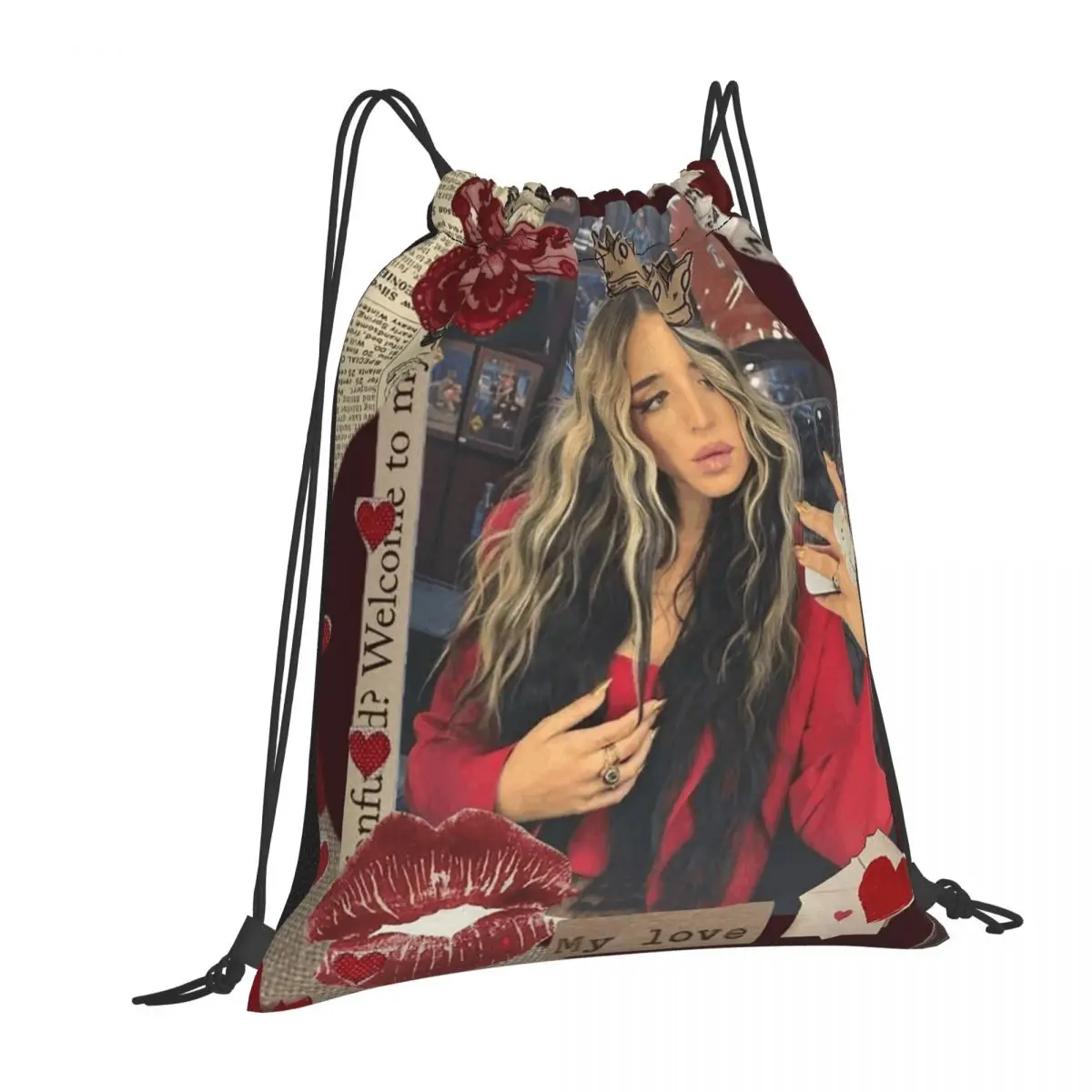 Spanish Lola Indigo Backpacks Multi-function Drawstring Bags Sports Bag Book Bags for Travel Students
Spanish Lola Indigo Backpacks Multi-function Drawstring Bags Sports Bag Book Bags for Travel Students