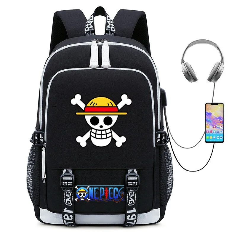 One Piece Backpack Japanese Anime One Piece Large Capacity Student Backpack for School Teenagers with USB Charge Computer Bag
One Piece Backpack Japanese Anime One Piece Large Capacity Student Backpack for School Teenagers with USB Charge Computer Bag